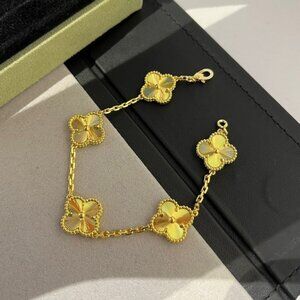 Van Cleef & Arpels Gold Clover Bracelet